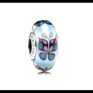 Pandora Blue Butterfly Kisses Bead